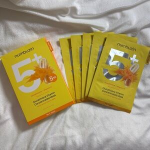 Numbuzin No.5+ Glutathione Vitamin Concentrated Mask Set